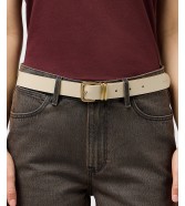 Pasek Wrangler DOUBLE UP BELT 112358085 Cream