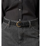 Pasek Wrangler BRAIDED BELT 112358086 Black