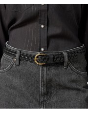 Pasek Wrangler BRAIDED BELT 112358086 Black