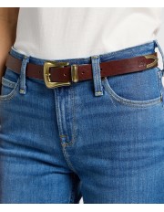 Pasek Lee BUCKLE BELT 112358307 Dark Brown