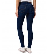 Jeansy Wrangler High Skinny 112362301 Classic Indigo