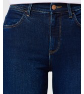 Jeansy Wrangler High Skinny 112362301 Classic Indigo