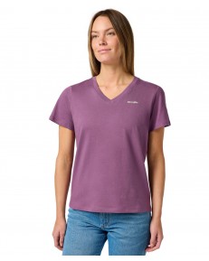 T-shirt Wrangler DRAPEY V-NECK TEE 112362318 Berry