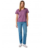 T-shirt Wrangler DRAPEY V-NECK TEE 112362318 Berry