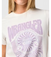 T-shirt Wrangler REGULAR TEE 112362320 Worn White