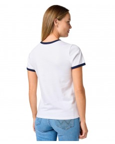 T-shirt Wrangler RINGER TEE 112362321 White