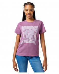 T-shirt Wrangler REGULAR TEE 112362323 Berry