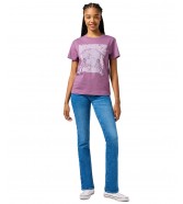 T-shirt Wrangler REGULAR TEE 112362323 Berry