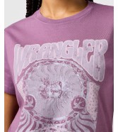 T-shirt Wrangler REGULAR TEE 112362323 Berry