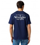 T-shirt Wrangler GRAPHIC TEE 112362367 Navy