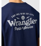 T-shirt Wrangler GRAPHIC TEE 112362367 Navy