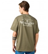 T-shirt Wrangler GRAPHIC TEE 112362368 Dusty Olive