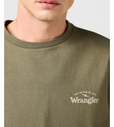 T-shirt Wrangler GRAPHIC TEE 112362368 Dusty Olive