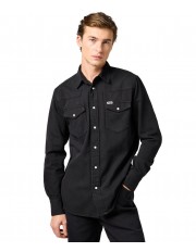 Koszula Wrangler WESTERN SHIRT 112362377 Black Rinse 