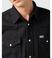 Koszula Wrangler WESTERN SHIRT 112362377 Black Rinse