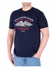 T-shirt Wrangler AMERICANA TEE 112362394 Navy