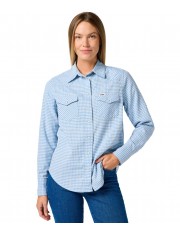 Koszula Wrangler WESTERN SHIRT 112362595 Pacific Gingham