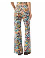 Jeansy Wrangler High Rise Flare 112362660 Latigo Print