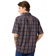 Koszula Wrangler SS 1 PKT SHIRT 112362734 Raw Umber Indigo