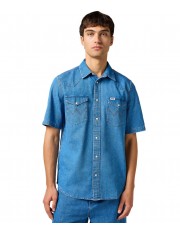 Koszula Wrangler SS WESTERN SHIRT 112362743 Mid Wash