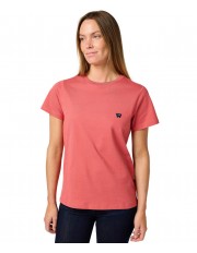 T-shirt Wrangler REGULAR TEE 112362782 Mineral Red