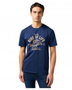 T-shirt Wrangler AMERICANA TEE 112362792 Navy