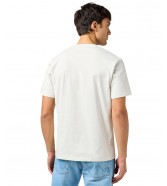 T-shirt Wrangler SMALL LOGO TEE 112362814 Vintage White