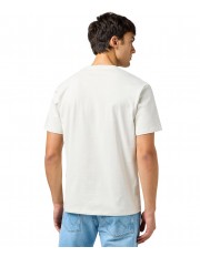 T-shirt Wrangler SMALL LOGO TEE 112362814 Vintage White