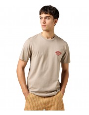 T-shirt Wrangler SMALL LOGO TEE 112362815 Timberwolf