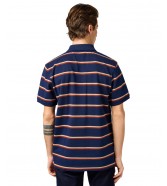 Koszulka Wrangler STRIPE POLO SHIRT 112362827 Navy