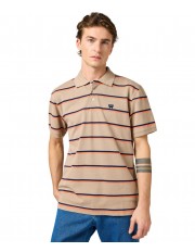 Koszulka Wrangler STRIPE POLO SHIRT 112362831 Khaki