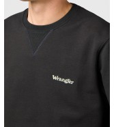 Bluza Wrangler SMALL LOGO CREW 112362885 Faded Black