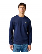 Bluza Wrangler SMALL LOGO CREW 112362891 Navy