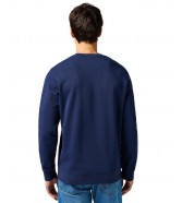 Bluza Wrangler SMALL LOGO CREW 112362891 Navy