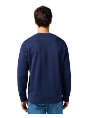 Bluza Wrangler SMALL LOGO CREW 112362891 Navy