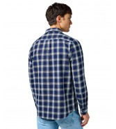 Koszula Wrangler 1 PKT SHIRT 112362897 Indigo Plaid