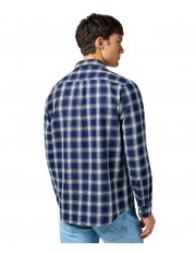 Koszula Wrangler 1 PKT SHIRT 112362897 Indigo Plaid