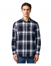 Koszula Wrangler 1 PKT SHIRT 112362898 Large Indigo Plaid