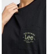 T-shirt Lee LOGO POCKET TEE 112362944 Unionall Black