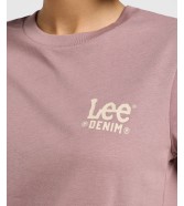 T-shirt Lee SMALL LOGO TEE 112363415 Dreamy Mauve