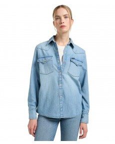 Koszula Lee WESTERN SHIRT 112363425 Modern Blue