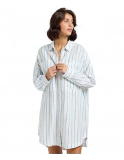 Sukienka Lee RELAXED SHIRT DRESS 112363471 Blue Stripe