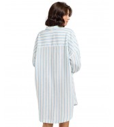 Sukienka Lee RELAXED SHIRT DRESS 112363471 Blue Stripe