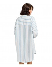 Sukienka Lee RELAXED SHIRT DRESS 112363471 Blue Stripe