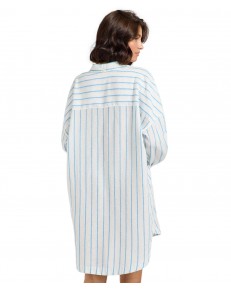 Sukienka Lee RELAXED SHIRT DRESS 112363471 Blue Stripe