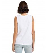 T-shirt Lee PLAIN MUSCLE TANK 112363639 Bright White