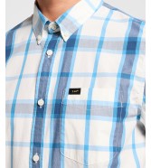 Koszula Lee SS BUTTON DOWN 112363688 Stream Ecru Plaid