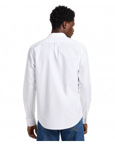 Koszula Lee PATCH SHIRT 112363908 Bright White