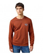 Bluza Wrangler SMALL LOGO CREW 112364093 Smoked Paprika