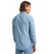 Koszula Lee LEESURE SHIRT 112364202 Indigo Dobby